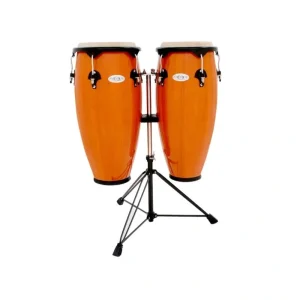 Toca 2300AMB Synergy Series Wood Conga Set with Stand – Amber