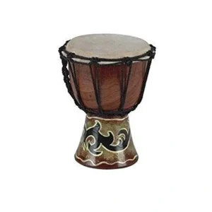 Toca SDMINI-BO Synergy Series Mini Rope Tuned 4″ Djembe – Black Onyx