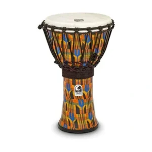 Toca SFDJ-9K Synergy Freestyle Rope Tuned 9″ Djembe – Kente Cloth
