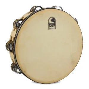 Toca T1010H Player’s Series Wood 10″ Tambourine – Double Row with Head