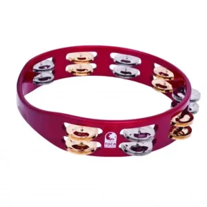Toca TCT10-RD Colorsound 10″ Tambourine – Red