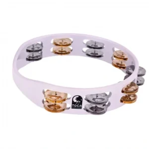 Toca TCT10-WH Colorsound 10″ Tambourine – White
