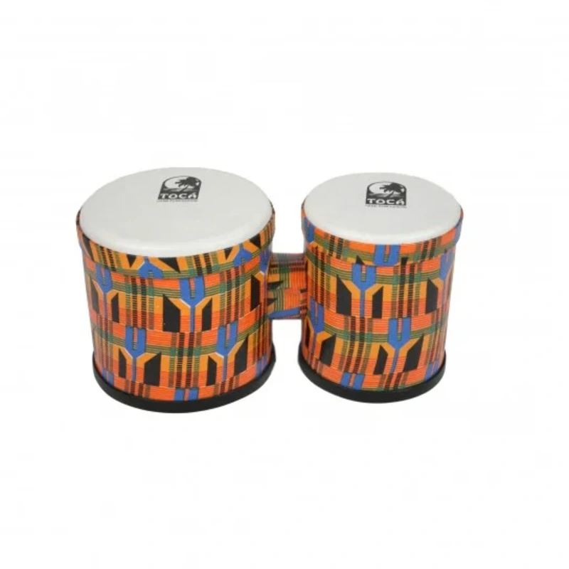 Toca TF2B-K Freestyle II Lightweight Bongos – Kente Cloth