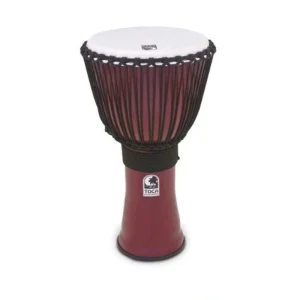 Toca TF2DJ-14RB Freestyle II Rope Tuned 14″ Djembe with Bag – Dark Red