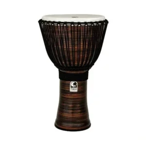 Toca TF2DJ-14SCB Freestyle II Rope Tuned 14″ Djembe with Bag – Spun Copper