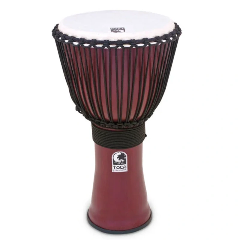 Toca TF2DJ-7R Freestyle II Rope Tuned 7″ Djembe – Red