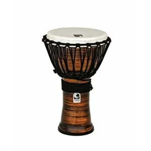 Toca TF2DJ-7SC Freestyle II Rope Tuned 7″ Djembe – Spun Copper
