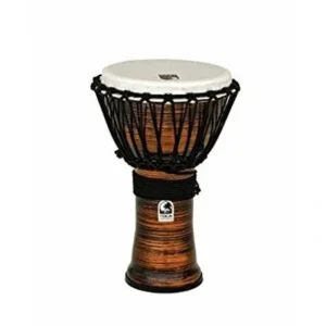 Toca TF2DJ-9SC Freestyle II Rope Tuned 9″ Djembe – Spun Copper