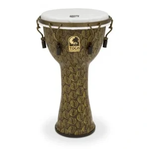 Toca TF2DM-10GM Freestyle II Mechanically Tuned 10″ Djembe – Gold Mask