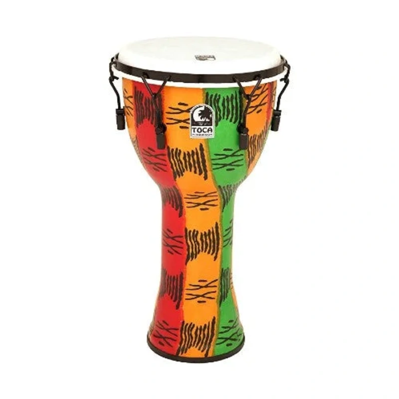 Toca TF2DM-14SB Freestyle II Mechanically Tuned 14″ Djembe with Bag – Spirit