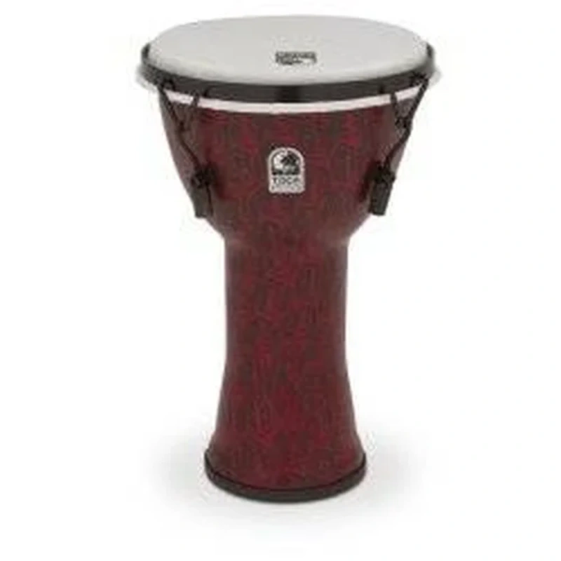 Toca TF2DM-9RM Freestyle II Mechanically Tuned 9″ Djembe – Red Mask