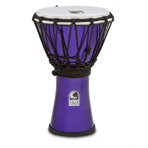 Toca TFCDJ-7MI Freestyle Colorsound 7″ Djembe – Metallic Indigo