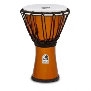 Toca TFCDJ-7MO Freestyle Colorsound 7″ Djembe – Metallic Orange