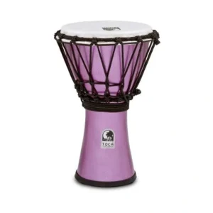 Toca TFCDJ-7MV Freestyle Colorsound 7″ Djembe – Metallic Violet