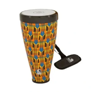 Toca TFLEX-11K Flex Drum with Strap – Kente Cloth