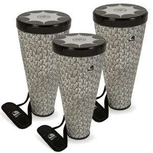 Toca TFLEX-3G Flex Drum with Strap – 3 Pack Shadow Gray Print