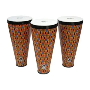Toca TFLEX-3K Flex Drum with Strap – 3 Pack Kente Cloth