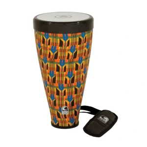 Toca TFLEX-JRK Junior Flex Drum with Strap – Kente Cloth