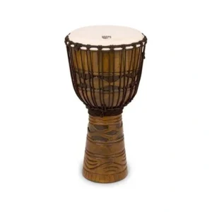 Toca TODJ-12AM Origins Series Rope Tuned Wood 12″ Djembe – African Mask