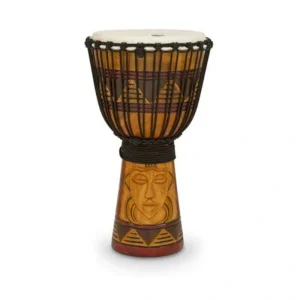 Toca TODJ-12TM Origins Series Rope Tuned Wood 12″ Djembe – Tribal Mask