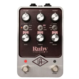 Universal Audio Ruby ’63 Top Boost Amplifier Effect Pedal