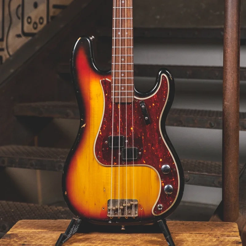 Univox 1970s P Bass Style, 3 Tone Sunburst – Used