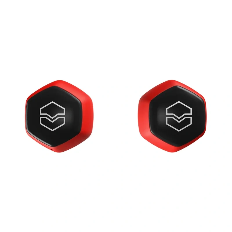 V-Moda HEXAMOVE LITE True Wireless Earbuds – Red