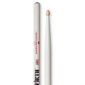 Vic Firth 5A Wood Tip Drumsticks – White