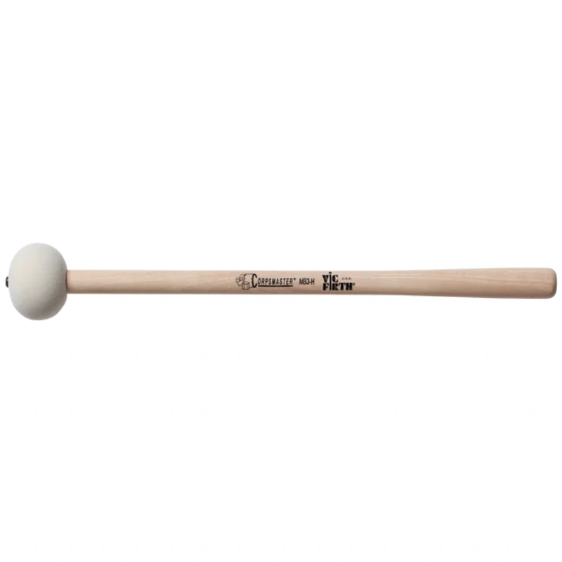 Vic Firth MB3H Corpsmaster Bass Mallet – Large Head, Hard