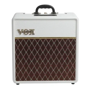 Vox Limited Edition AC4C1 4W 1×10 Classic Tube Amp – White Bronco