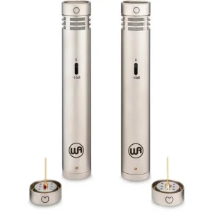 Warm Audio WA84-OC-N-ST Stereo Microphone Pair with Omni & Cardioid Capsules – Nickel