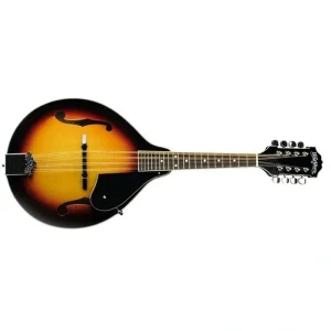 Washburn A Style Mandolin Pack with Spruce Top, Maple Back and Sides, 20 Frets, Maple Neck, Tobacco Sunburst M1K-A