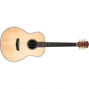 Washburn Bella Tono Elegante S24S Solid Top Acoustic Guitar, Spruce / Pau Ferro BTS24S-D