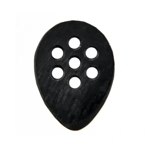 Wegen BC180B Big City Picks, Set of 4, Black 1.8MM
