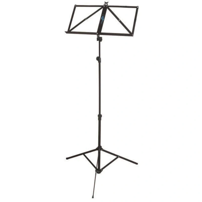 Yorkville BS-106B Light Duty, Telescopic (3 Piece), Folding Music Stand – Black