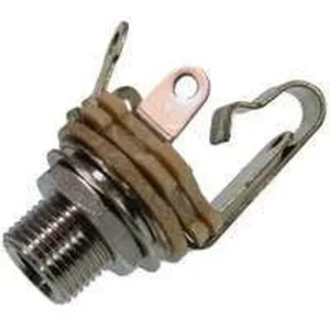 Yorkville SWC-L12B Switchcraft 1/4 Inch Female Long Bushing TRS Panel Jack