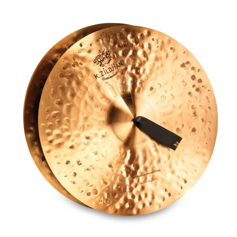 Zildjian K1140 K Constantinople Vintage Medium Light Pair w/Straps – 18″