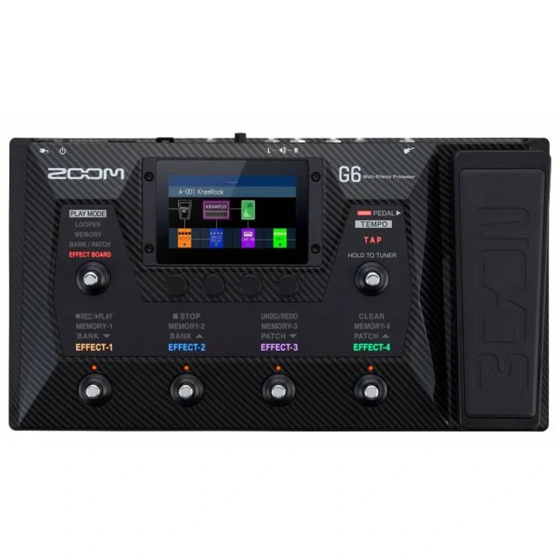 Zoom G6 Guitar Multi-Effects Processor with Expression Pedal